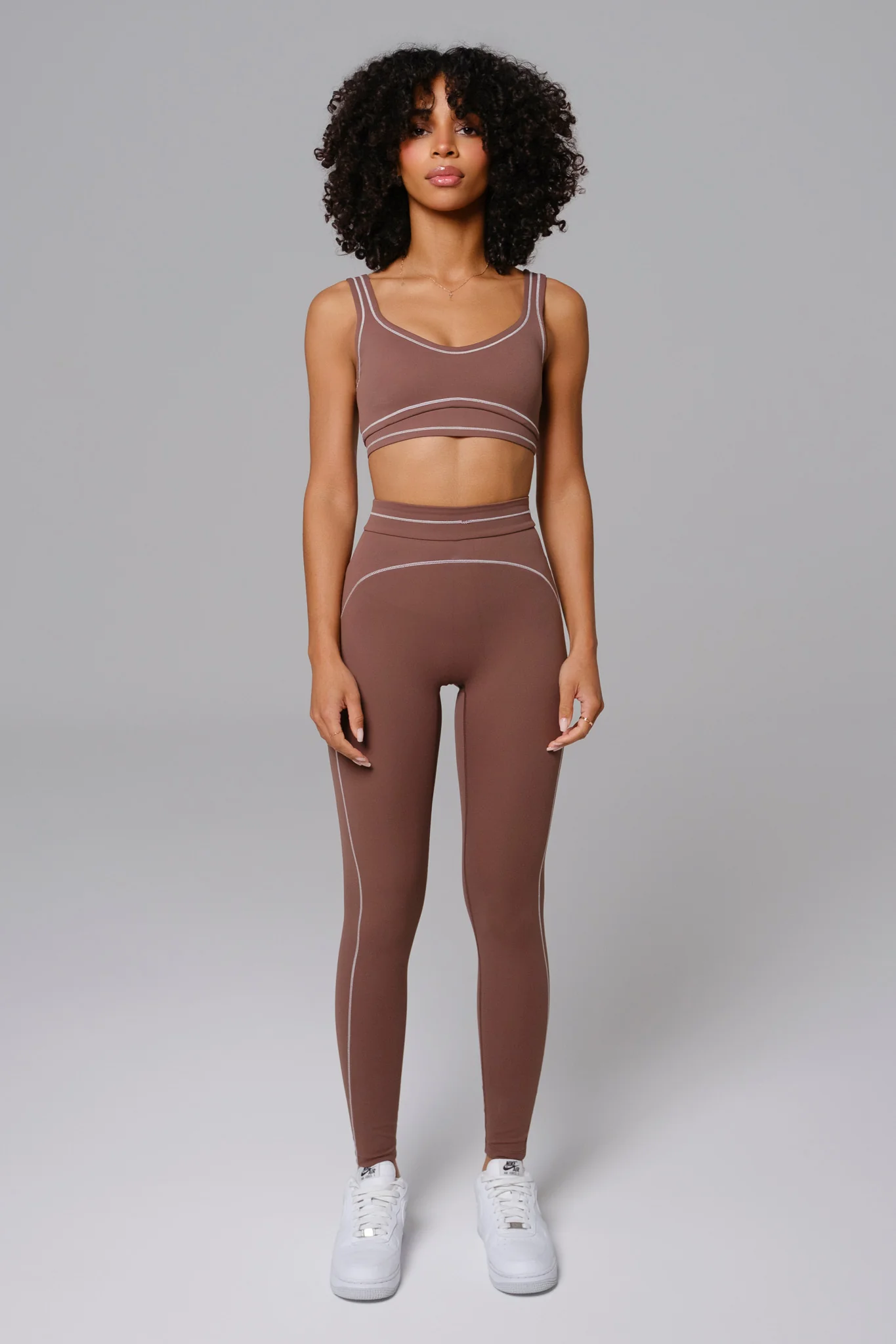 Nadine Sports Bra - Soft Chestnut - Image 7
