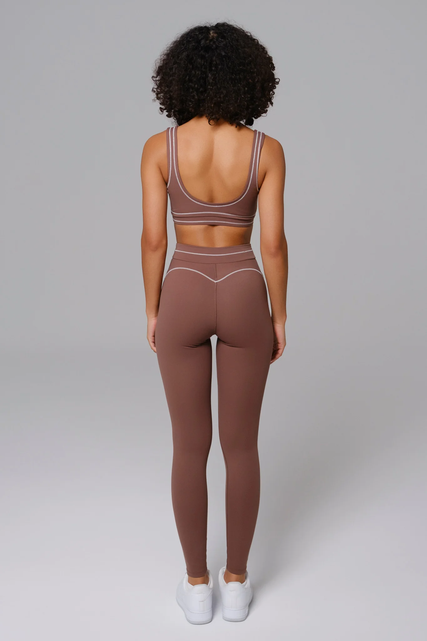 Nadine Sports Bra - Soft Chestnut - Image 8